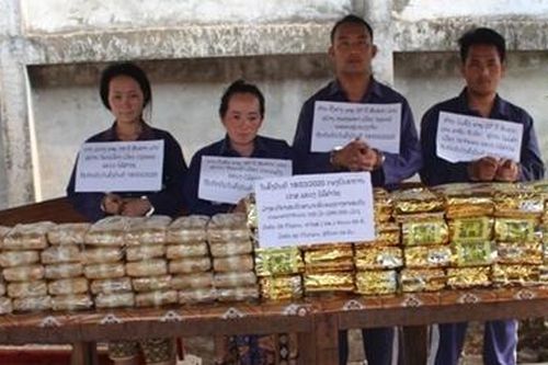 4 đối tượng người Lào vận chuyển 60kg MTTH, 24 vạn viên hồng phiến