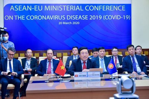 ASEAN-EU đẩy mạnh hợp tác ứng phó với dịch Covid-19