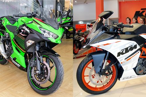 Mua sportbike 400 cc - chọn Kawasaki Ninja 400 hay KTM RC 390?