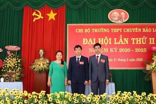 Trường THPT Chuyên Bảo Lộc tổ chức thành công Đại hội điểm chi bộ cơ sở