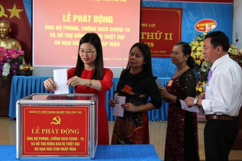 Đảng ủy Khối Doanh nghiệp phát động ủng hộ phòng, chống dịch Covid-19