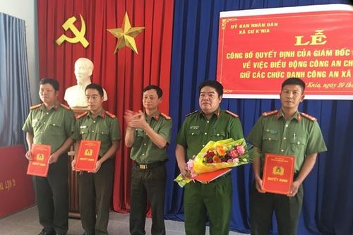 Công an Đắk Nông điều động 56 cán bộ chính quy về xã