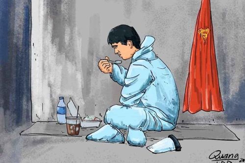 Những khoảnh khắc ấm lòng mùa dịch qua nét vẽ của dân mạng