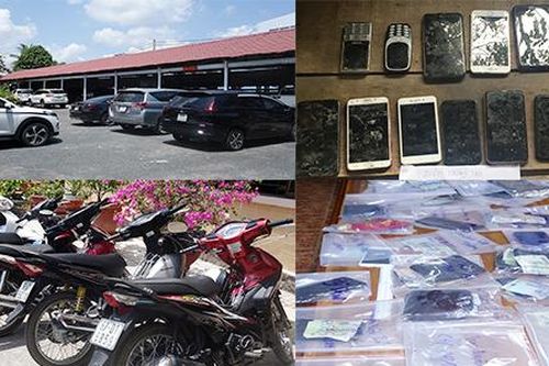 Tạm giữ hình sự 31 đối tượng tham gia sòng bạc lớn