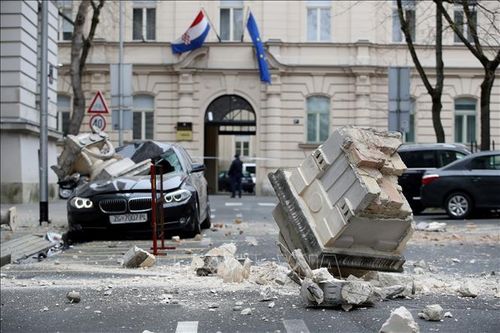 Động đất mạnh thủ đô Zagreb của Croatia