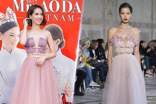Những lần Ngọc Trinh bị tố mặc váy đạo nhái thiết kế nổi tiếng