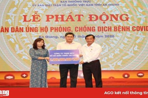 Danh sách đóng góp quỹ Hỗ trợ phòng, chống dịch bệnh Covid-19 và hỗ trợ nhân dân An Giang bị thiệt hại do hạn hán