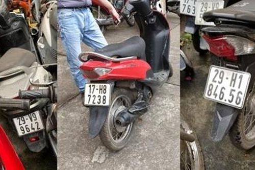 Tìm chủ sở hữu một số xe máy