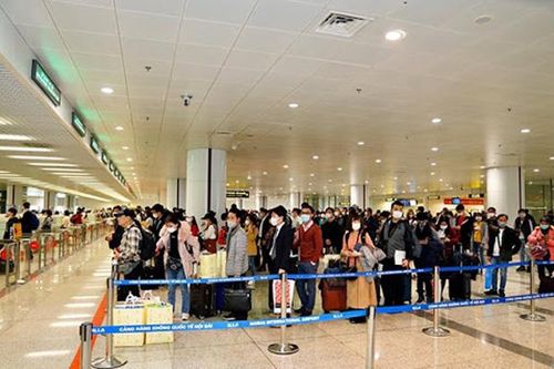 Nội Bài dự kiến đón 2.348 khách nhập cảnh trong ngày 22-3