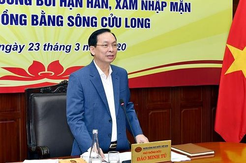 Bàn giải pháp hỗ trợ tín dụng khách hàng bị ảnh hưởng do ngập mặn