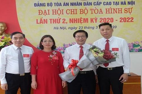Đại hội Chi bộ Tòa Hình sự - TAND cấp cao tại TP Hà Nội