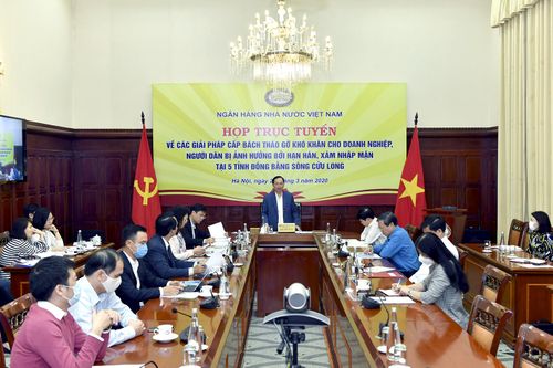 Ngành ngân hàng sẵn sàng cung cấp đủ vốn để chống hạn mặn