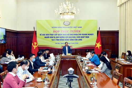 Ngân hàng hỗ trợ các tỉnh bị ảnh hưởng do ngập mặn