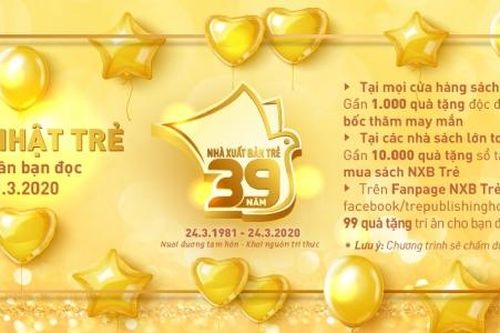 Nhà xuất bản Trẻ tặng hơn 10 ngàn món quà tri ân bạn đọc