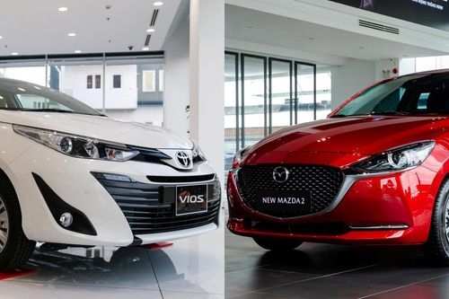Sedan hạng B cho gia đình - chọn Toyota Vios hay Mazda2?