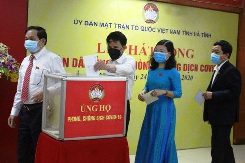 Hà Tĩnh huy động hơn 18,3 tỷ đồng phòng, chống dịch Covid-19