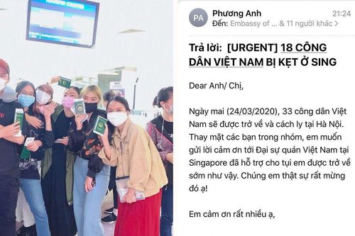 Covid-19: 37 công dân bị mắc kẹt tại sân bay Changi, Singapore đã về nước an toàn