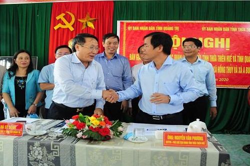 Bàn giao 2 thôn ở huyện miền núi Thừa Thiên Huế cho Quảng Trị