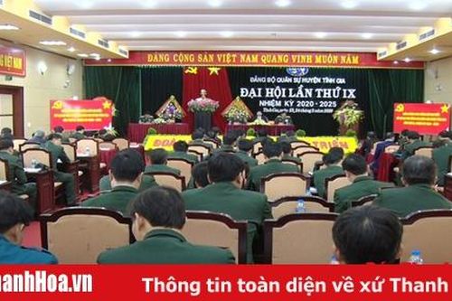Đại hội Đảng bộ Quân sự huyện Tĩnh Gia lần thứ IX