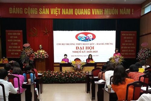 Quận Hai Bà Trưng tổ chức thành công Đại hội điểm cấp cơ sở khối trường học