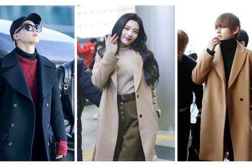 'Học lỏm' các thần tượng KPop phối đồ áo khoác dài cực sành điệu