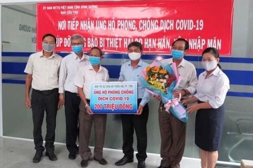 Gần 4 tỷ đồng ủng hộ chống dịch và giúp đỡ đồng bào vùng hạn mặn