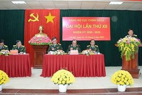 Đại hội Đảng bộ Cục Chính sách, Tổng cục Chính trị thành công tốt đẹp