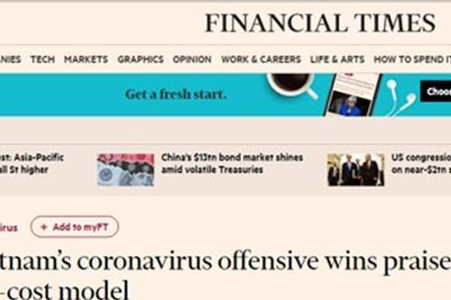 The Financial Times: Việt Nam- Mô hình dập dịch Covid-19 ở một quốc gia có nguồn lực hạn chế