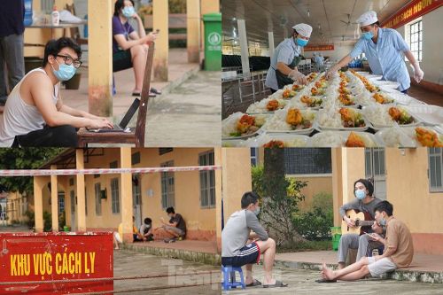 Cơm dẻo, canh ngọt trong khu cách ly COVID-19 ở doanh trại Sĩ quan Lục quân 1