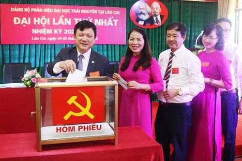 Đại hội Đảng bộ Phân hiệu Đại học Thái nguyên tại Lào Cai bầu trực tiếp Bí thư Đảng ủy