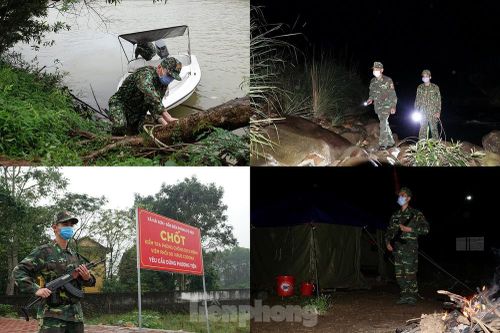 259 học viên Biên phòng lên biên giới dầm mưa chống đại dịch