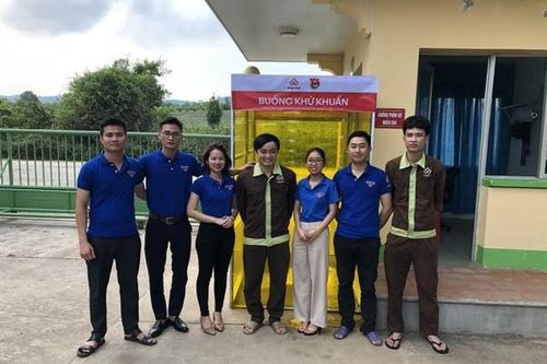Thanh niên Nghệ An sáng chế buồng khử khuẩn phòng chống dịch