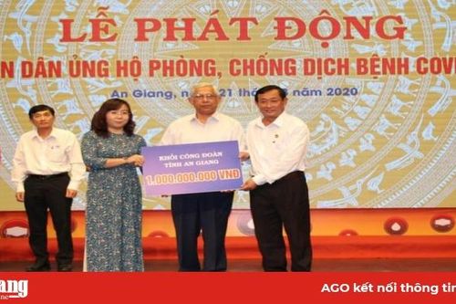 Công đoàn An Giang chung tay phòng, chống dịch bệnh Covid-19
