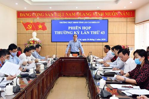 Thường trực Hội đồng Nhân dân tỉnh họp phiên thường kỳ tháng 3/2020