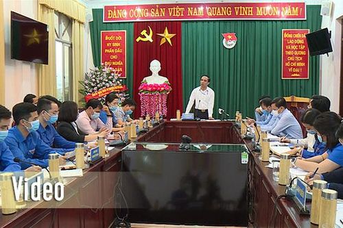 Đồng chí Bí thư Tỉnh ủy Chẩu Văn Lâm làm việc với Ban Thường vụ Tỉnh đoàn