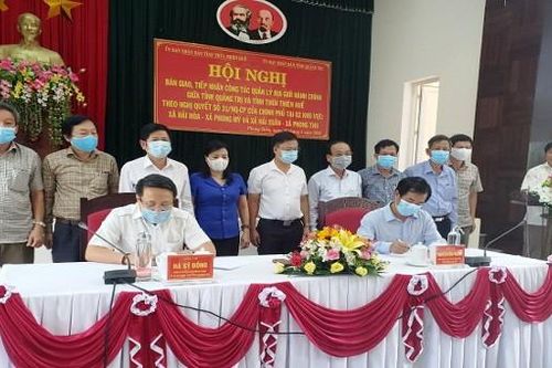 Quảng Trị bàn giao 2 thôn cho Thừa Thừa Huế quản lý