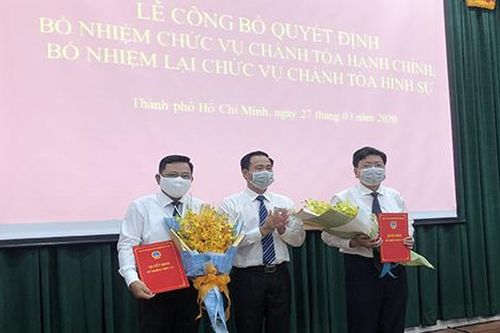 TAND TP.HCM bổ nhiệm chức vụ Chánh tòa chuyên trách