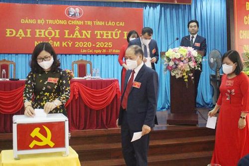 Đại hội Đảng bộ Trường Chính trị tỉnh nhiệm kỳ 2020 - 2025