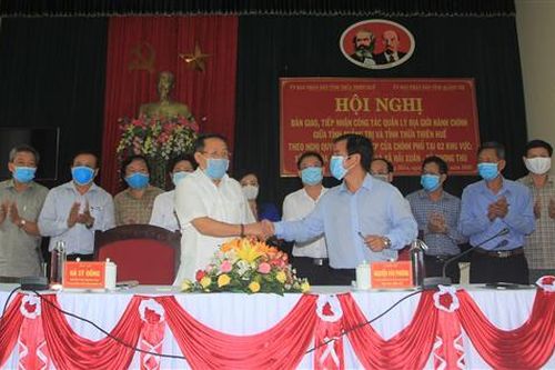 Quảng Trị - Thừa Thiên- Huế: Bàn giao địa giới hành chính khu vực xã Hải Hòa - xã Phong Mỹ và xã Hải Xuân - xã Phong Thu
