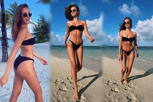 Mỹ nhân Nga Nastia Sobol khoe dáng 'vạn người mê' trên biển
