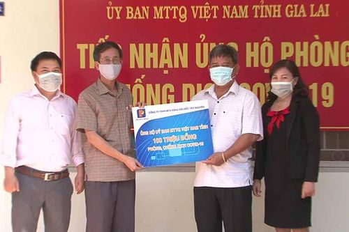 Gia Lai: Doanh nghiệp ủng hộ phòng chống dịch Covid-19