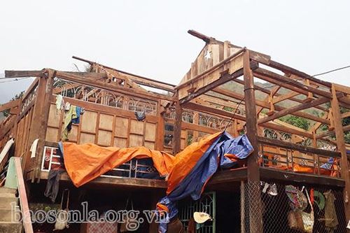Mường La: 965 nhà dân bị thiệt hại do mưa đá, gió lốc