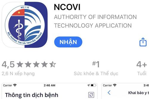 Ứng dụng NCOVI vượt mốc 2 triệu bản khai tự nguyện