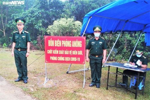 Chống dịch Covid-19, lính biên phòng túc trực 24/24 dọc biên giới Việt - Lào