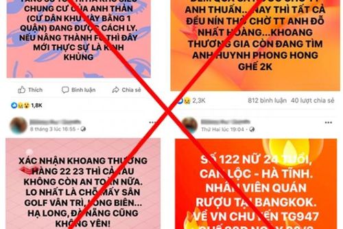 Xử lý một 'KOL' nổi tiếng mạng xã hội vì đăng tải hơn 200 thông tin thất thiệt về dịch COVID-19