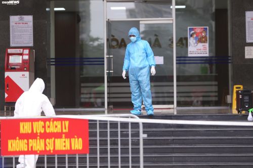 Hà Nội phong tỏa tòa nhà 34T Hoàng Đạo Thúy, nơi có người nghi mắc Covid-19