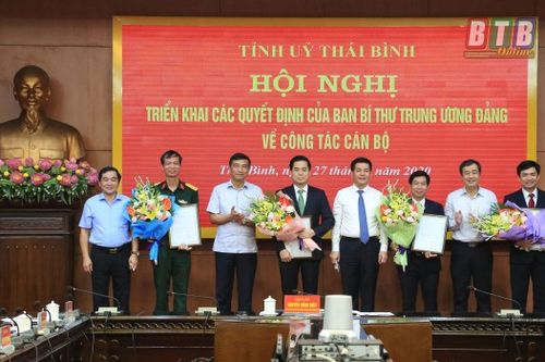 Ban Bí thư chuẩn y nhân sự tại Thái Bình, Quảng Nam