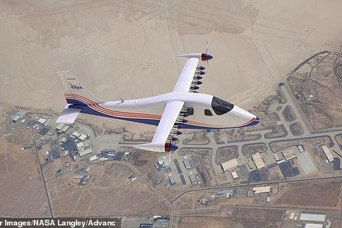 NASA tiết lộ những hình ảnh đầu tiên về chiếc máy bay chạy hoàn toàn bằng điện