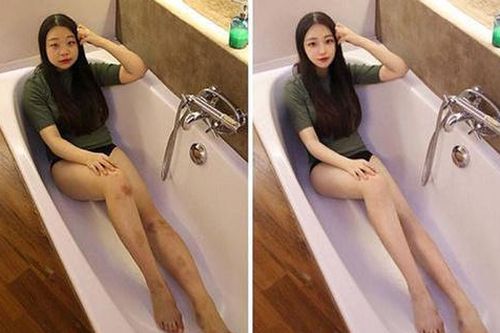 Loạt ảnh gốc trước khi photoshop thành 'hot girl' của các cô gái khiến ai cũng phải 'giật mình'