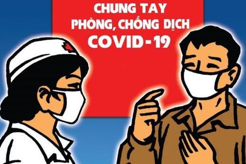 Tranh cổ động phòng chống dịch bệnh Covid-19